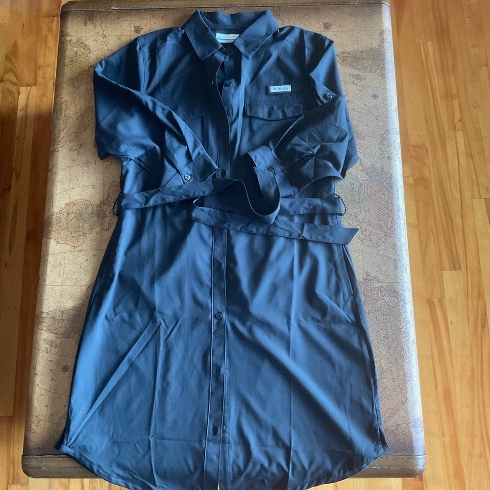 COLUMBIA PFG, Dress/Top, Size Small in black - Picture 2 of 7